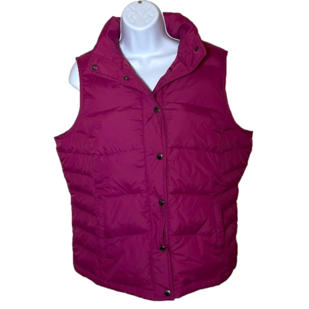 LANDS End Down Puffer Vest Size 10/12
